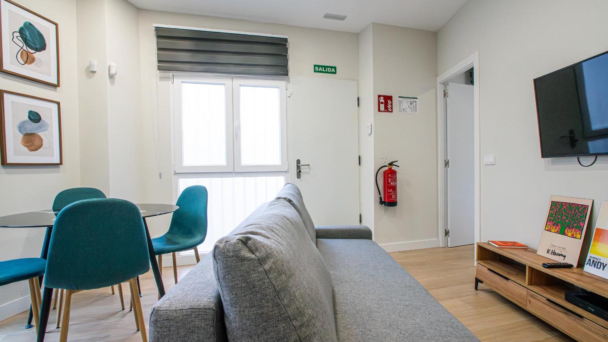 Madrid Confort Urbano 1 Dormitorio Ac Wifi Cocina Exteriör bild