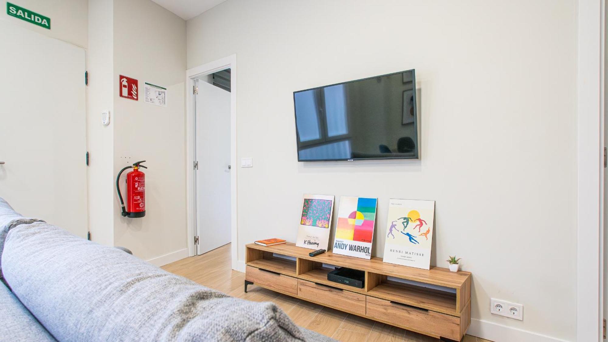 Madrid Confort Urbano 1 Dormitorio Ac Wifi Cocina Exteriör bild