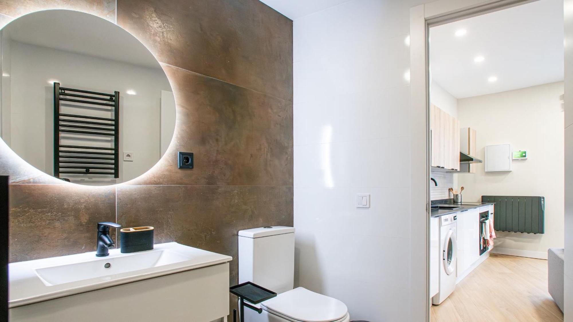 Madrid Confort Urbano 1 Dormitorio Ac Wifi Cocina Exteriör bild