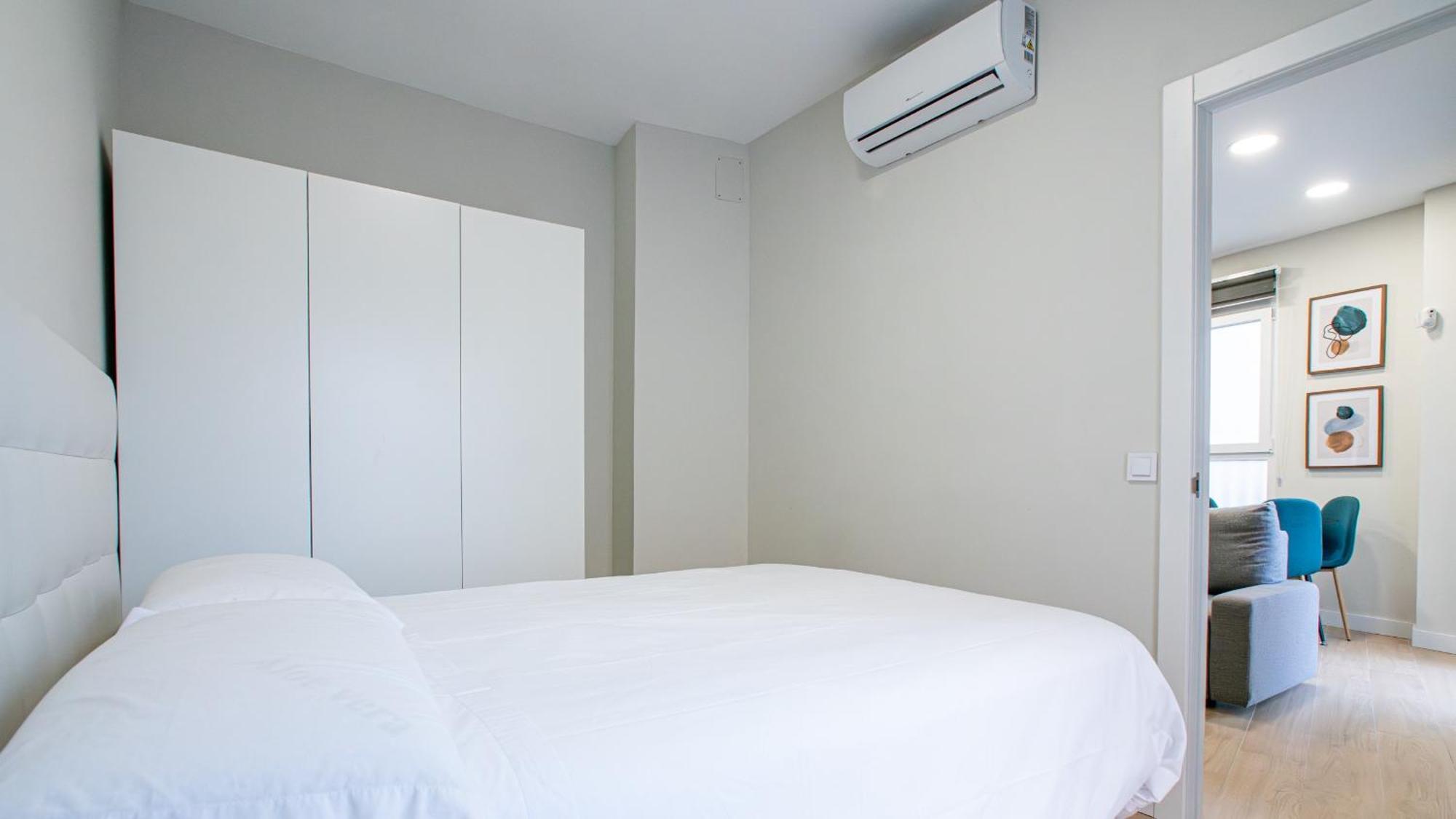 Madrid Confort Urbano 1 Dormitorio Ac Wifi Cocina Exteriör bild